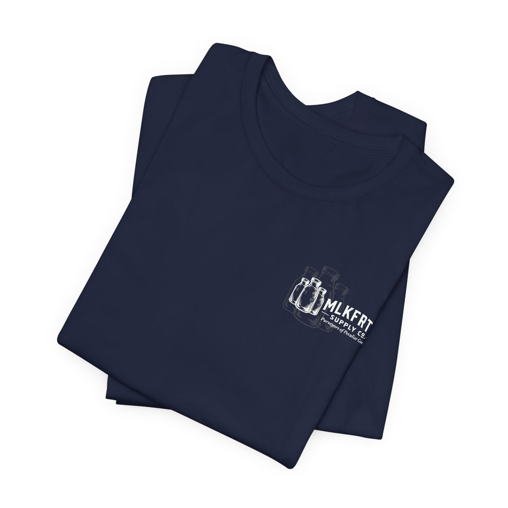 MLKFRTS Supply Co. – Purveyors of Peculiar Goods Short Sleeve Tee
