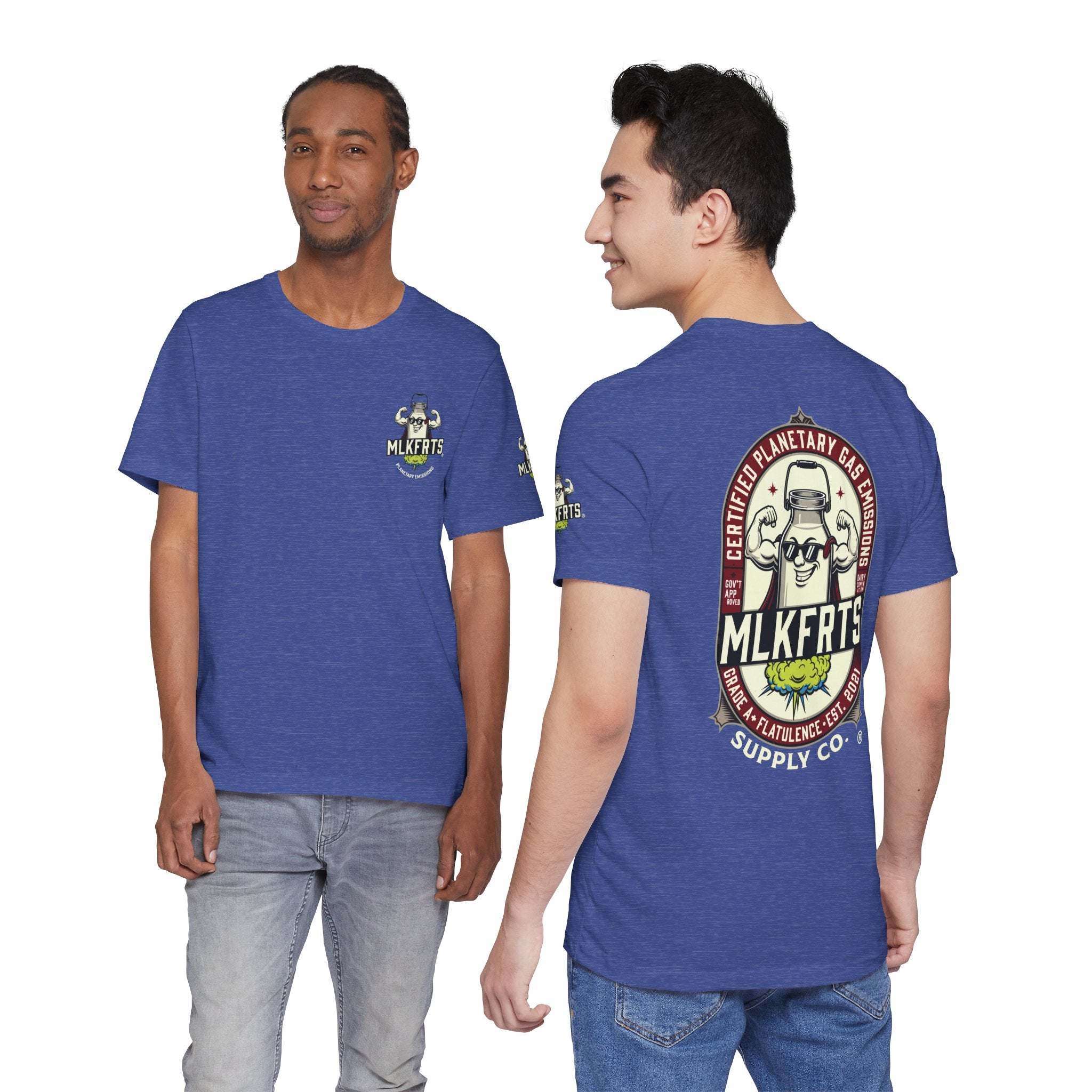 MLKFRTS "Planetary Emissions" Signature Logo Short-Sleeve Tee