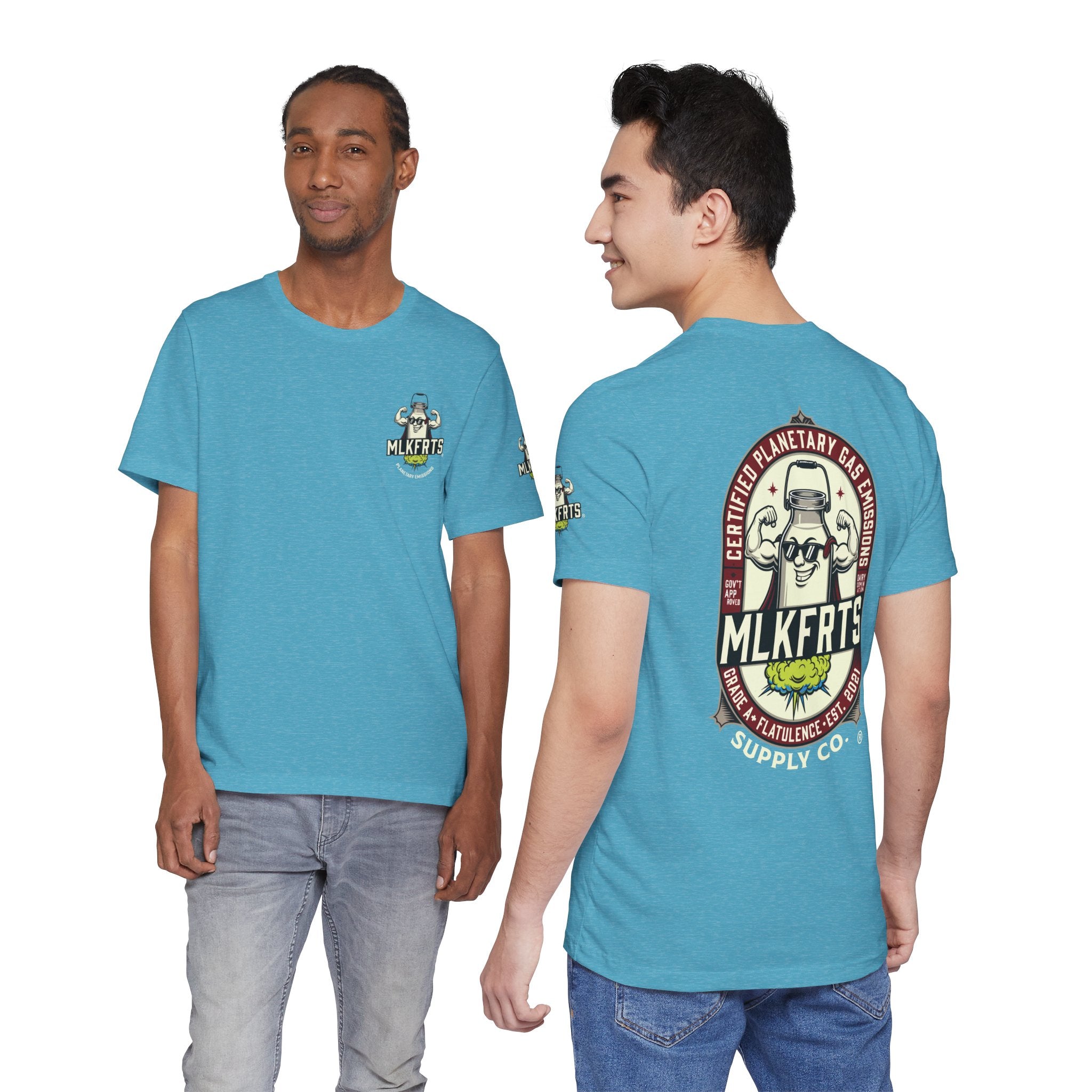 MLKFRTS "Planetary Emissions" Signature Logo Short-Sleeve Tee