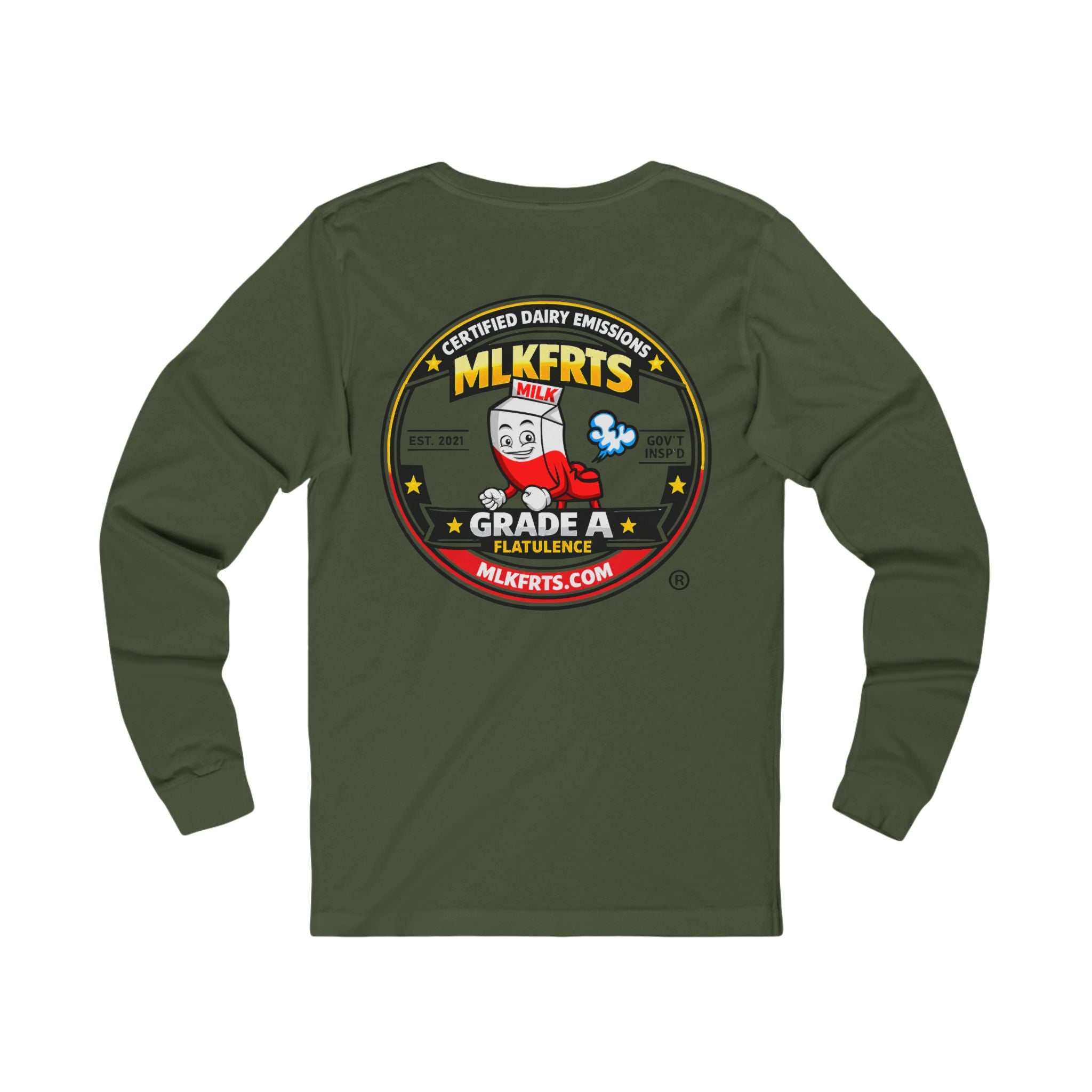 MLKFRTS "Certified Emissions Seal" Signature Long Sleeve Tee