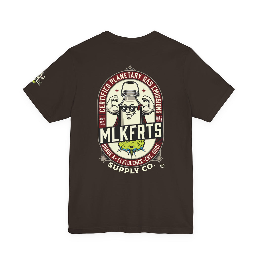 MLKFRTS "Planetary Emissions" Signature Logo Short-Sleeve Tee