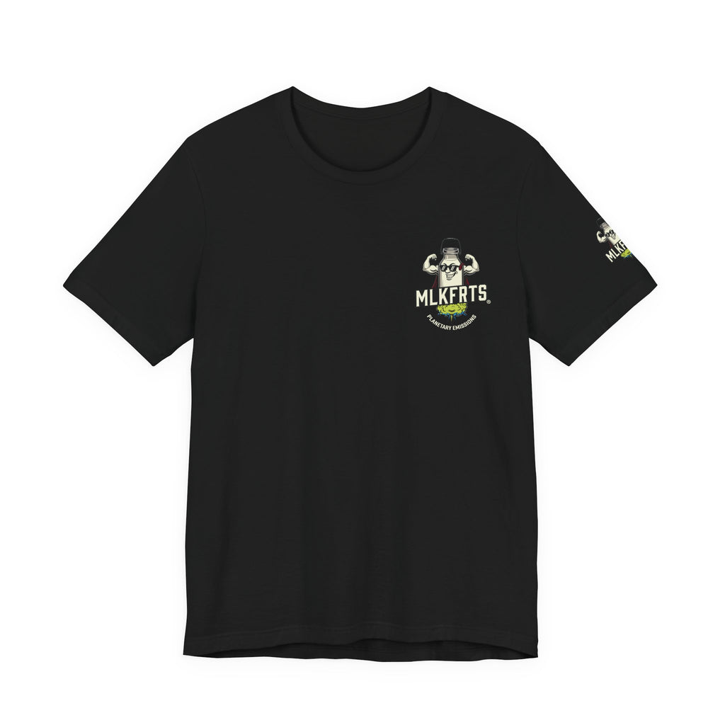 MLKFRTS "Planetary Emissions" Signature Logo Short-Sleeve Tee