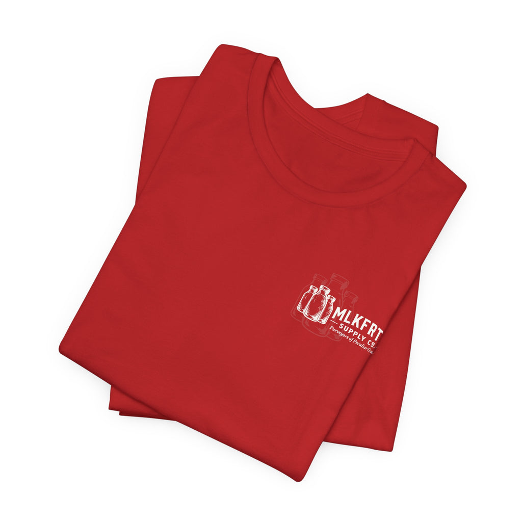 MLKFRTS Supply Co. – Purveyors of Peculiar Goods Short Sleeve Tee