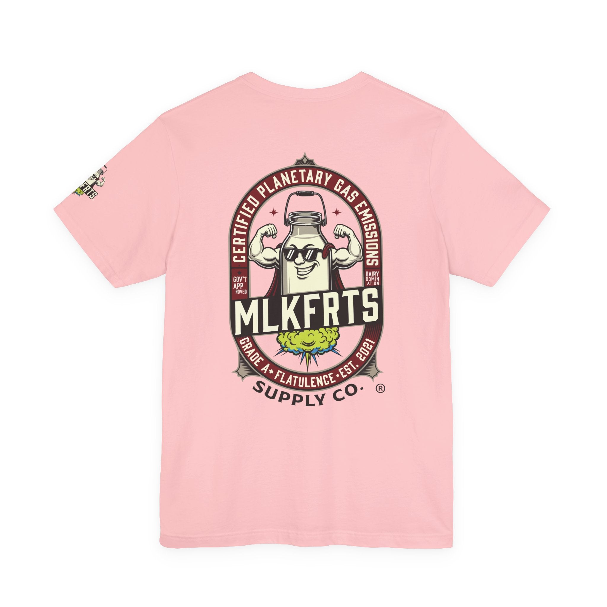 MLKFRTS "Planetary Emissions" Signature Logo Short-Sleeve Tee