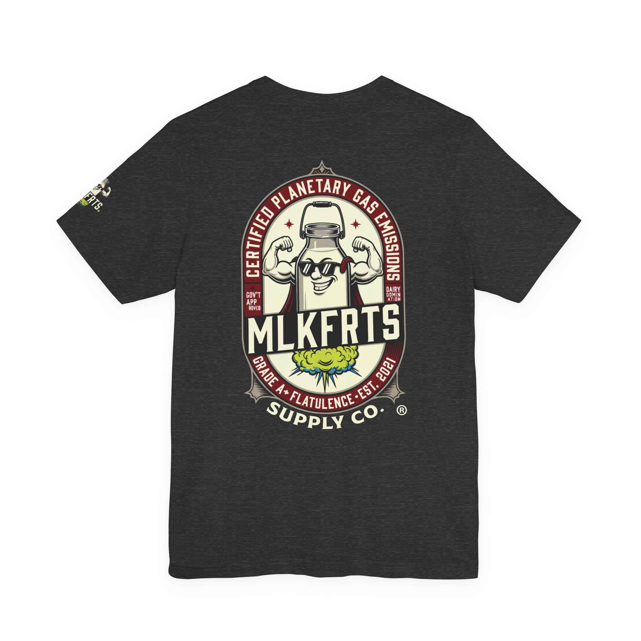 MLKFRTS "Planetary Emissions" Signature Logo Short-Sleeve Tee