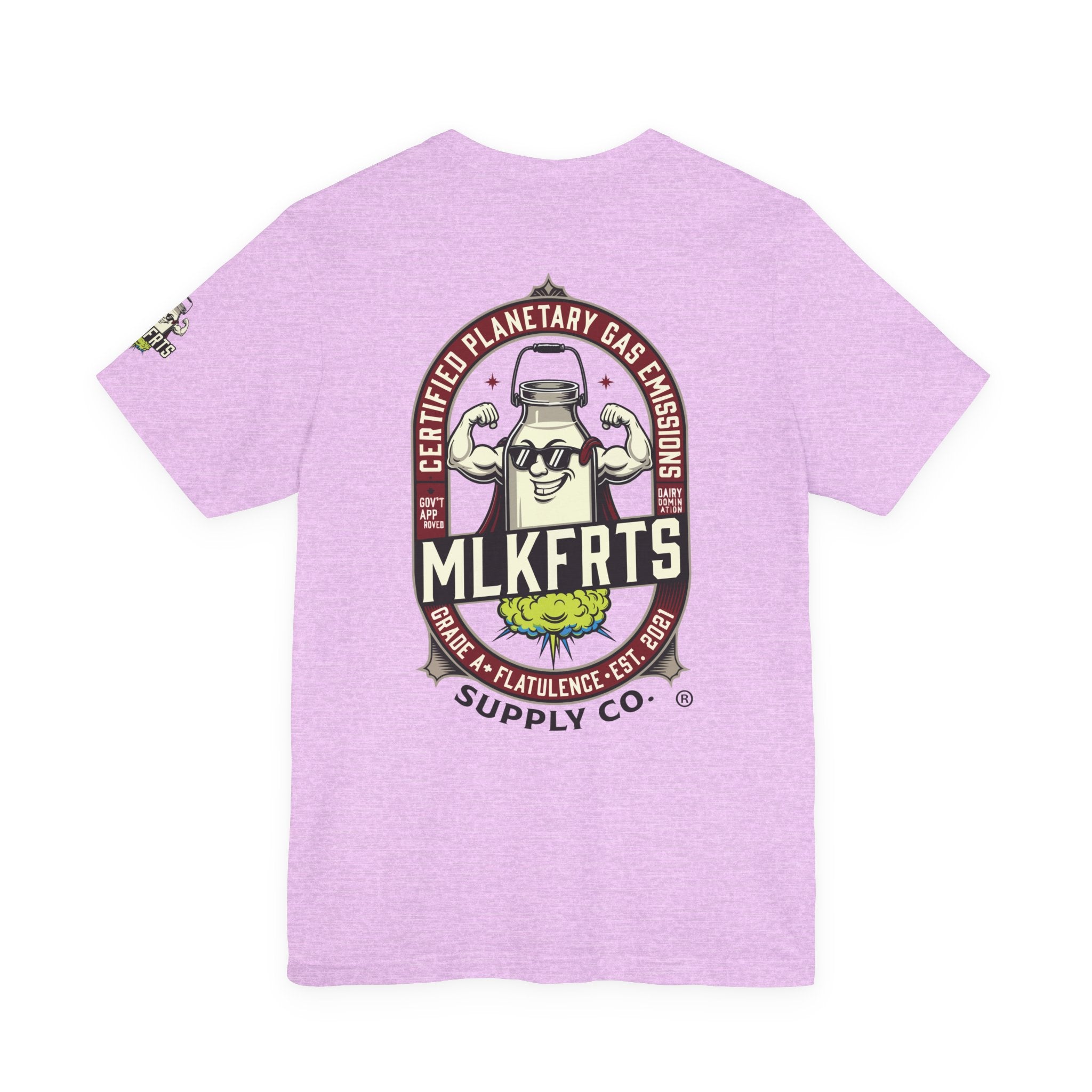 MLKFRTS "Planetary Emissions" Signature Logo Short-Sleeve Tee