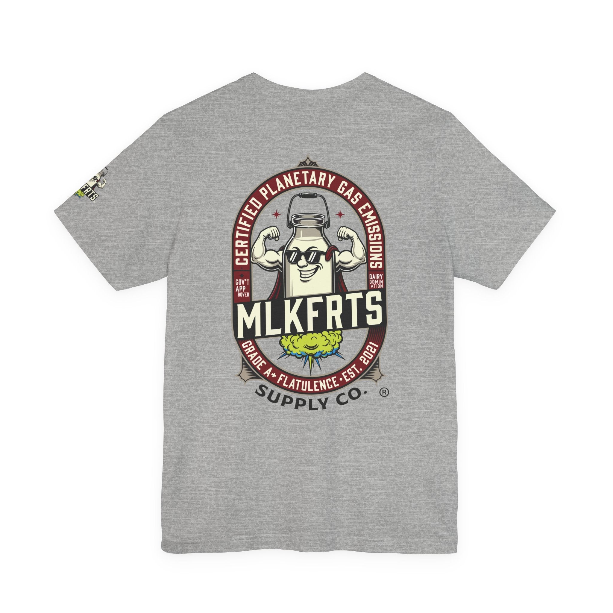 MLKFRTS "Planetary Emissions" Signature Logo Short-Sleeve Tee
