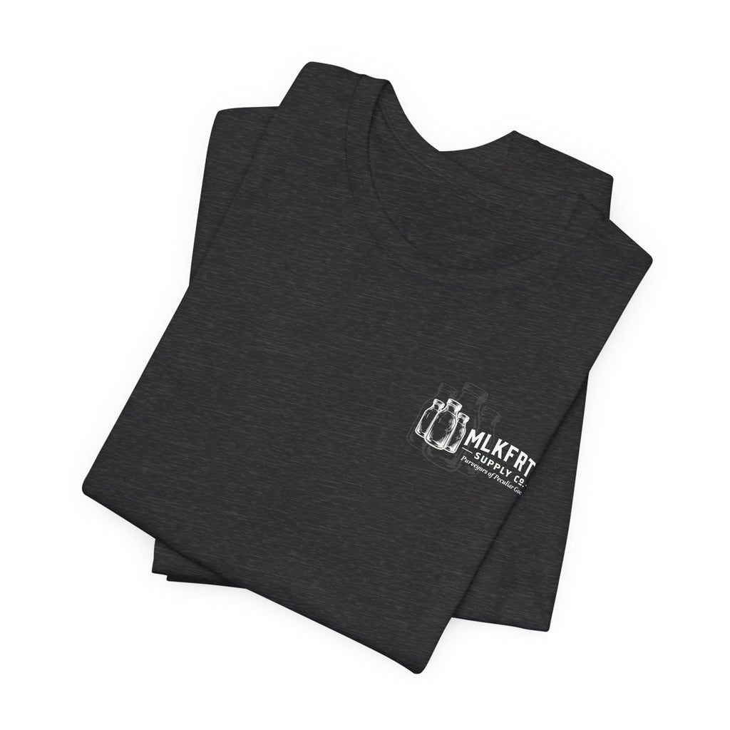 MLKFRTS Supply Co. – Purveyors of Peculiar Goods Short Sleeve Tee