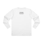 Peculiar Gas Station Long Sleeve Tee in White, back with the Field Issue stamp on the upper back