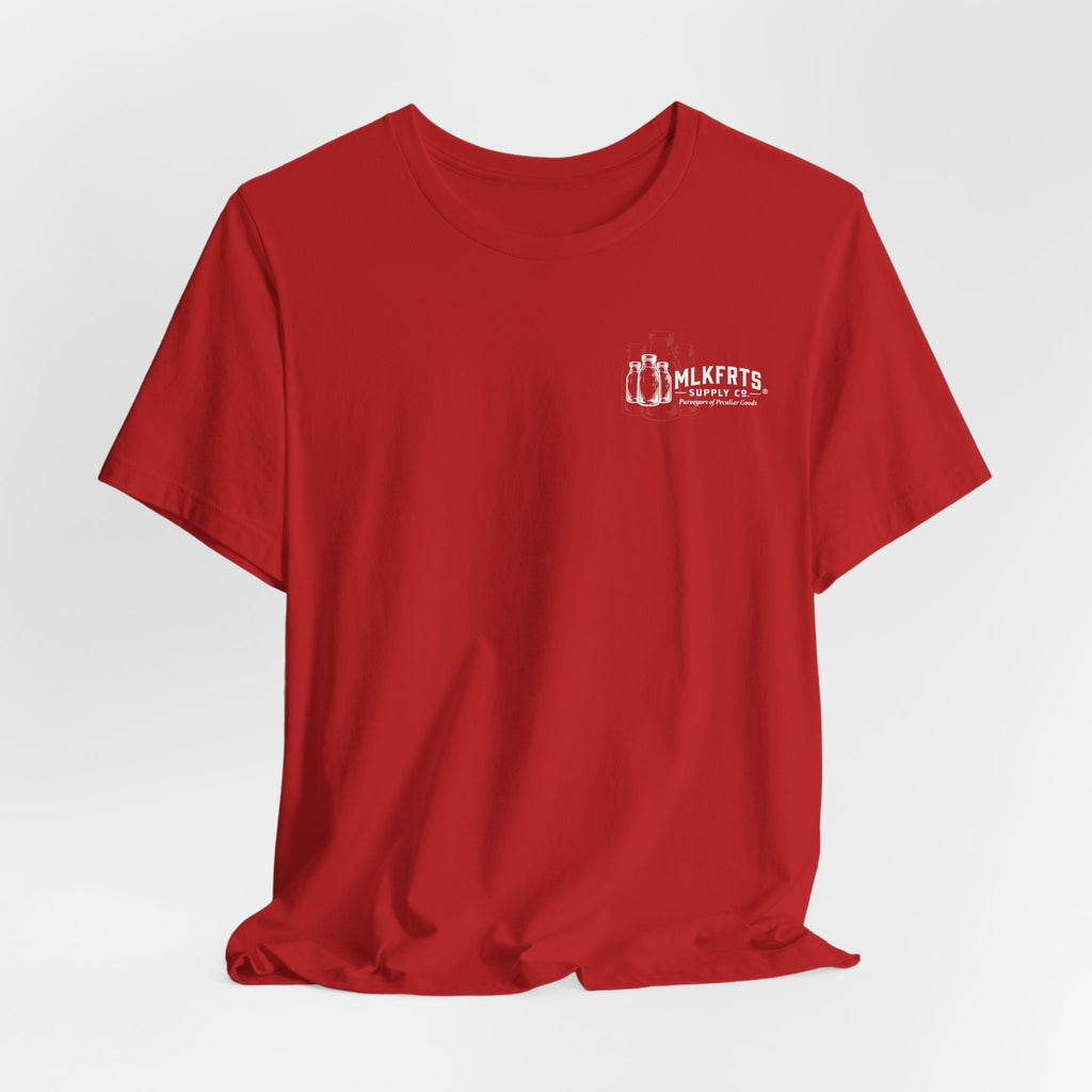 MLKFRTS Supply Co. – Purveyors of Peculiar Goods Short Sleeve Tee