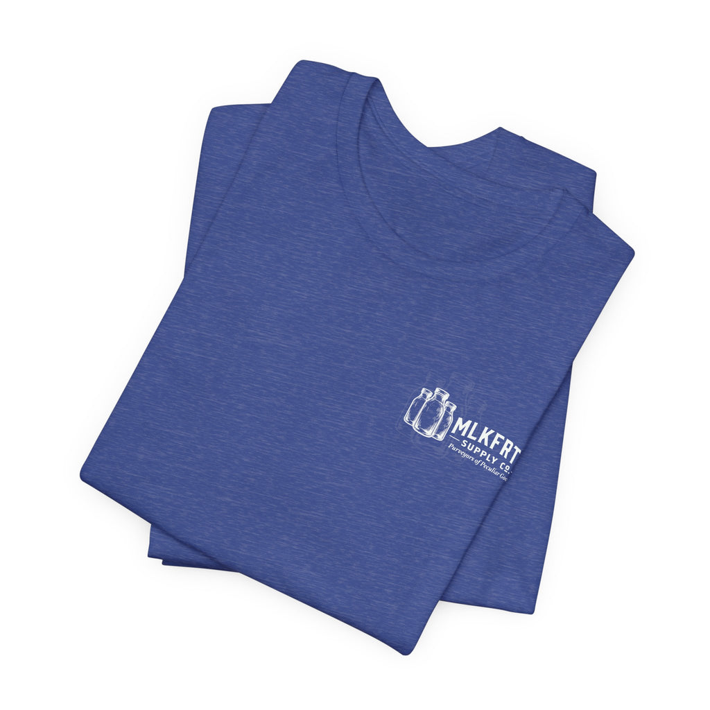 MLKFRTS Supply Co. – Purveyors of Peculiar Goods Short Sleeve Tee