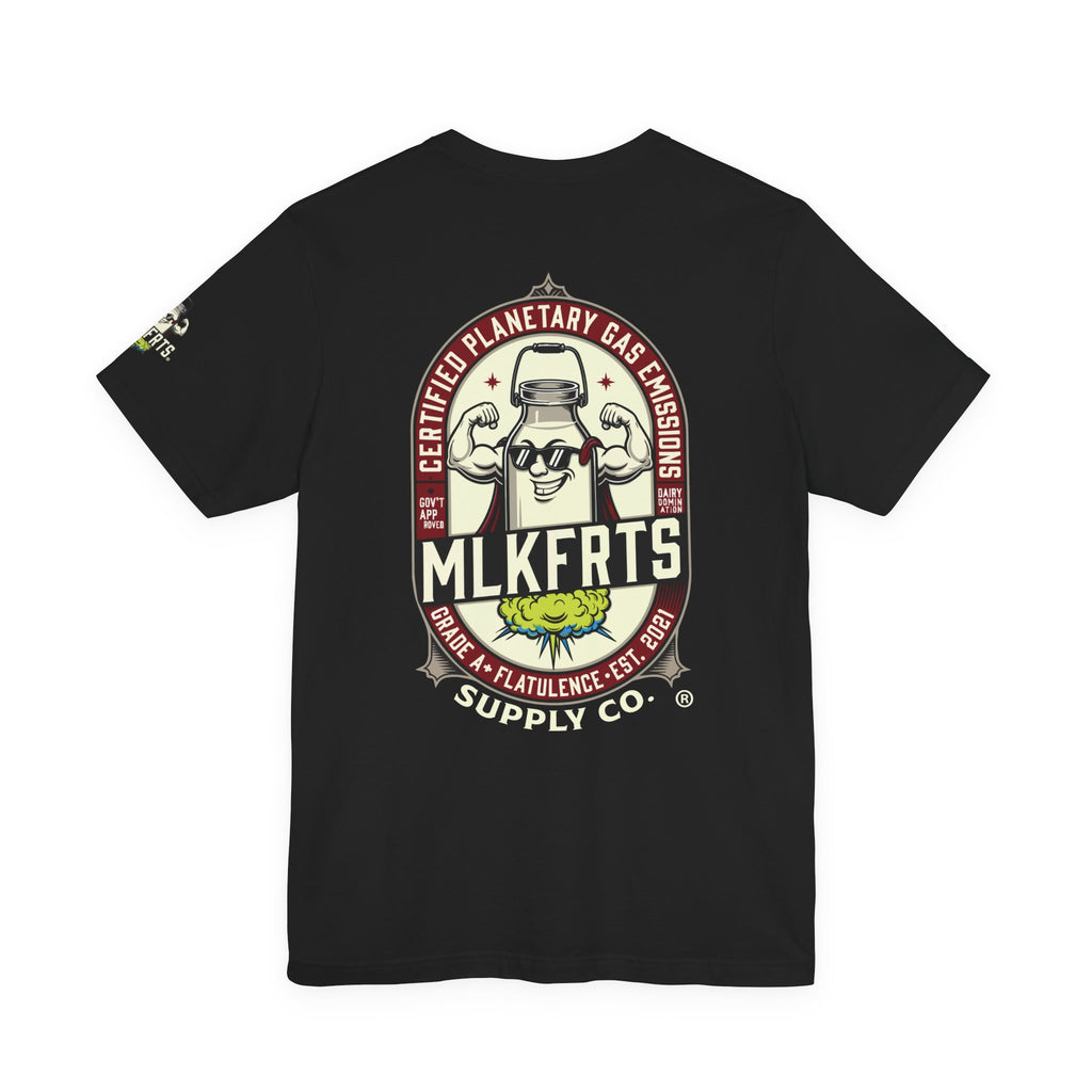 MLKFRTS "Planetary Emissions" Signature Logo Short-Sleeve Tee
