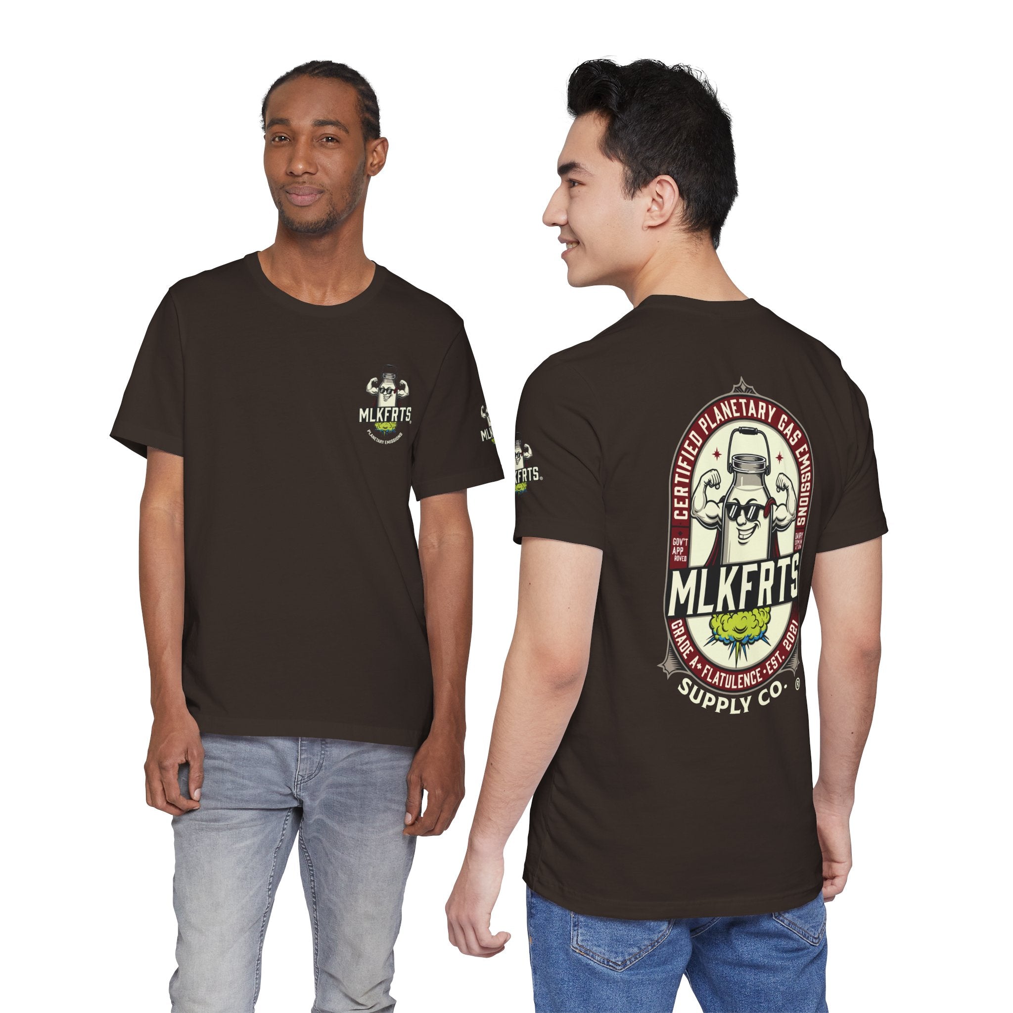 MLKFRTS "Planetary Emissions" Signature Logo Short-Sleeve Tee
