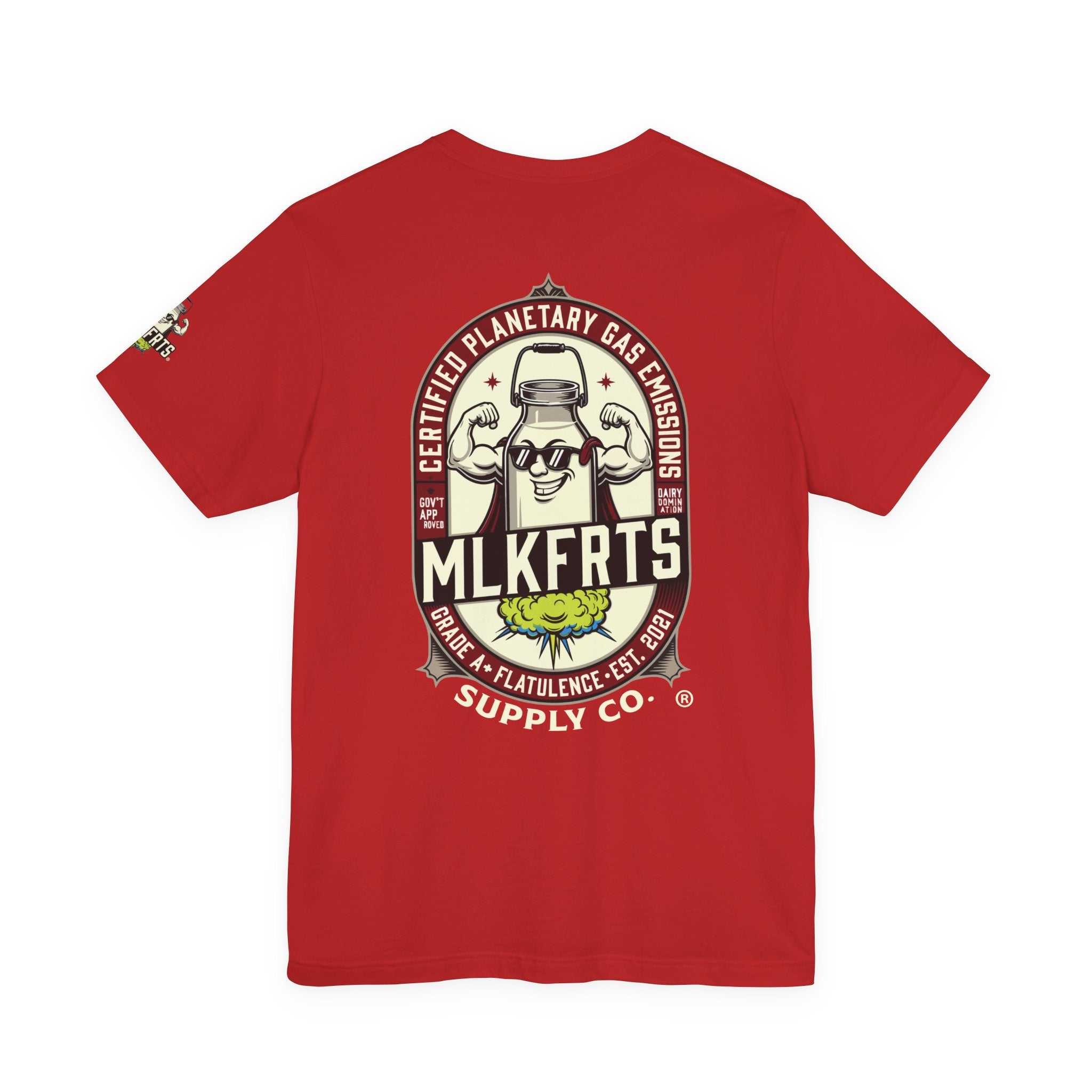 MLKFRTS "Planetary Emissions" Signature Logo Short-Sleeve Tee