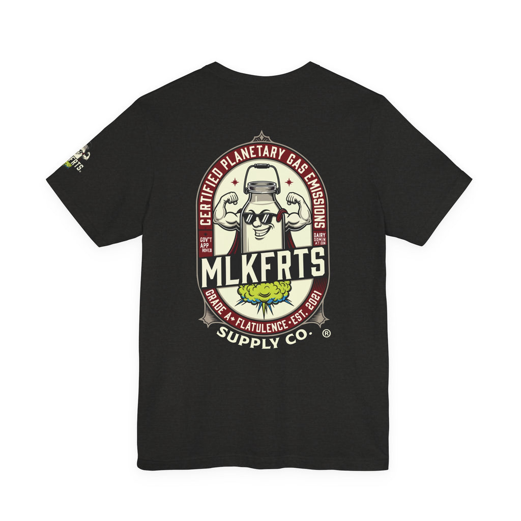 MLKFRTS "Planetary Emissions" Signature Logo Short-Sleeve Tee