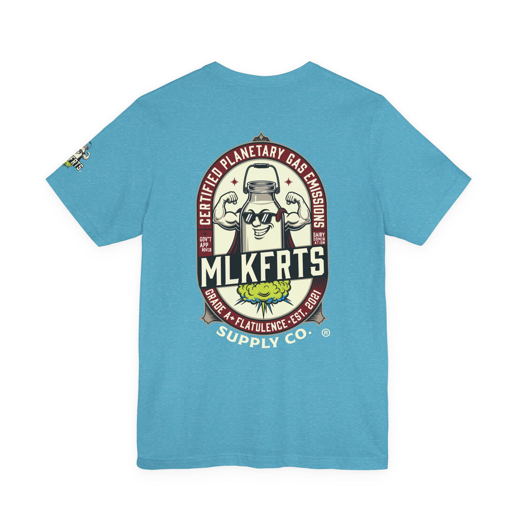 MLKFRTS "Planetary Emissions" Signature Logo Short-Sleeve Tee