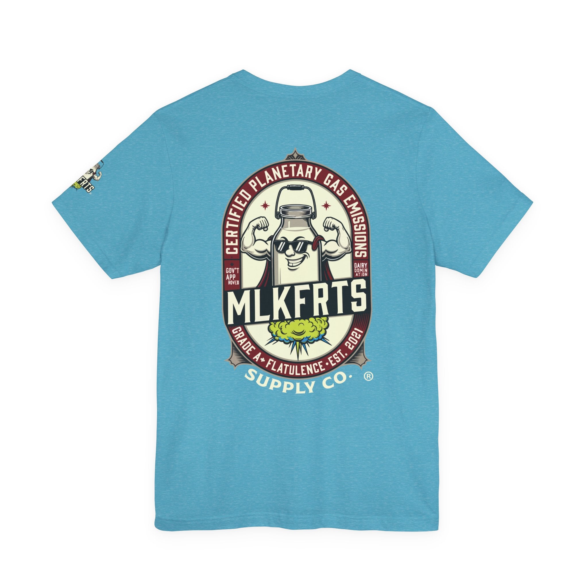 MLKFRTS "Planetary Emissions" Signature Logo Short-Sleeve Tee