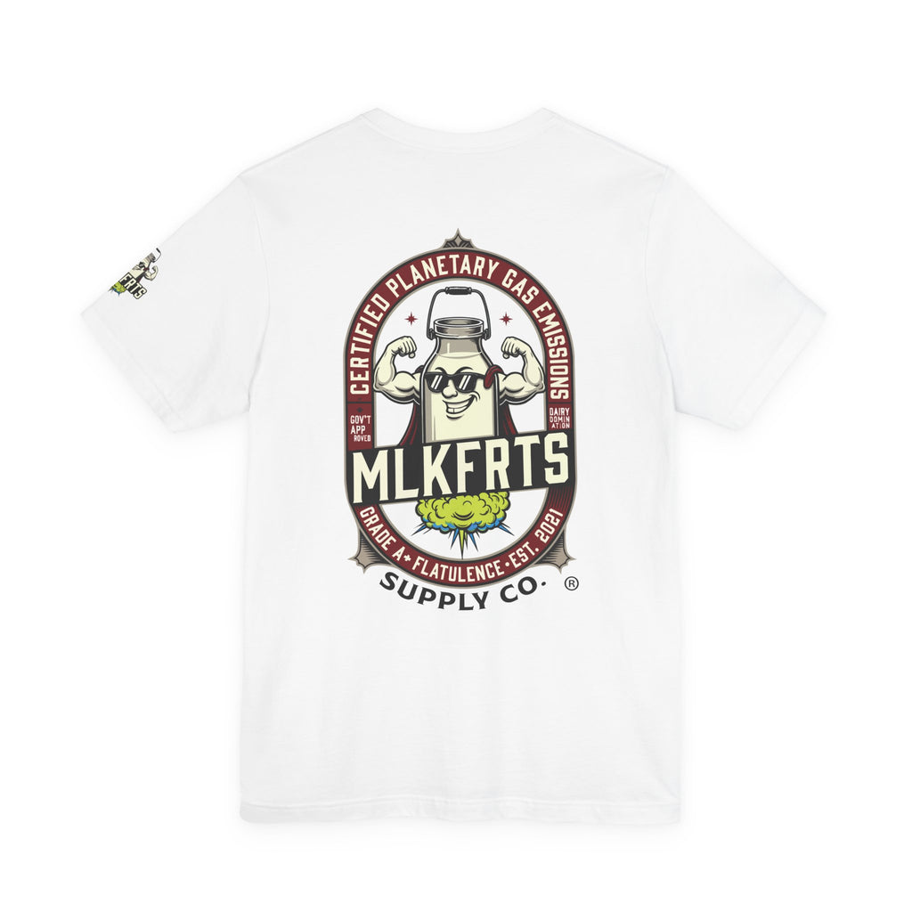 MLKFRTS "Planetary Emissions" Signature Logo Short-Sleeve Tee