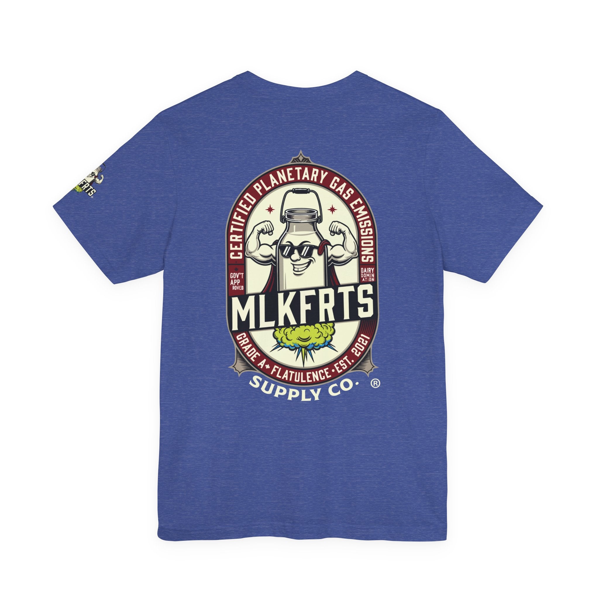 MLKFRTS "Planetary Emissions" Signature Logo Short-Sleeve Tee