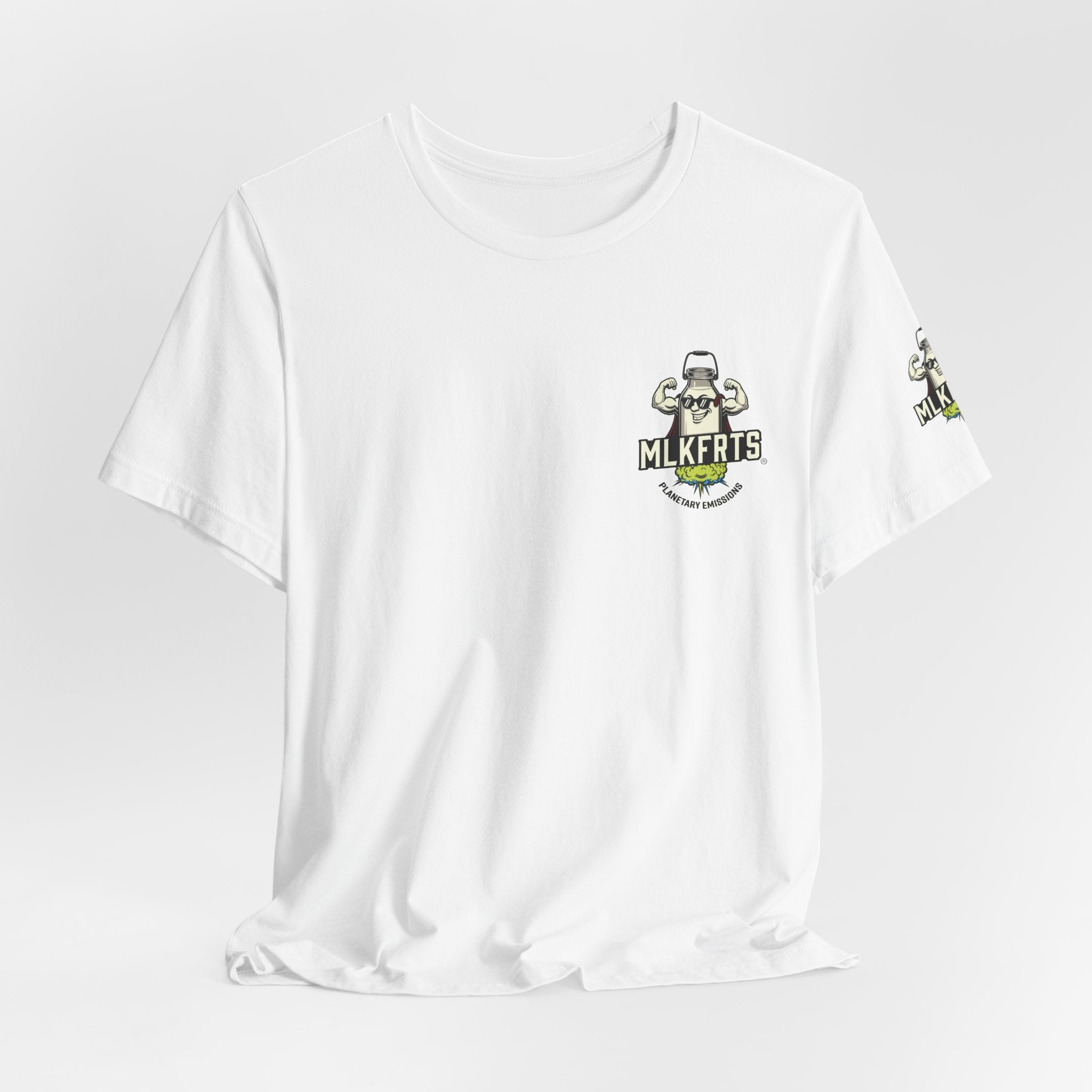 MLKFRTS "Planetary Emissions" Signature Logo Short-Sleeve Tee