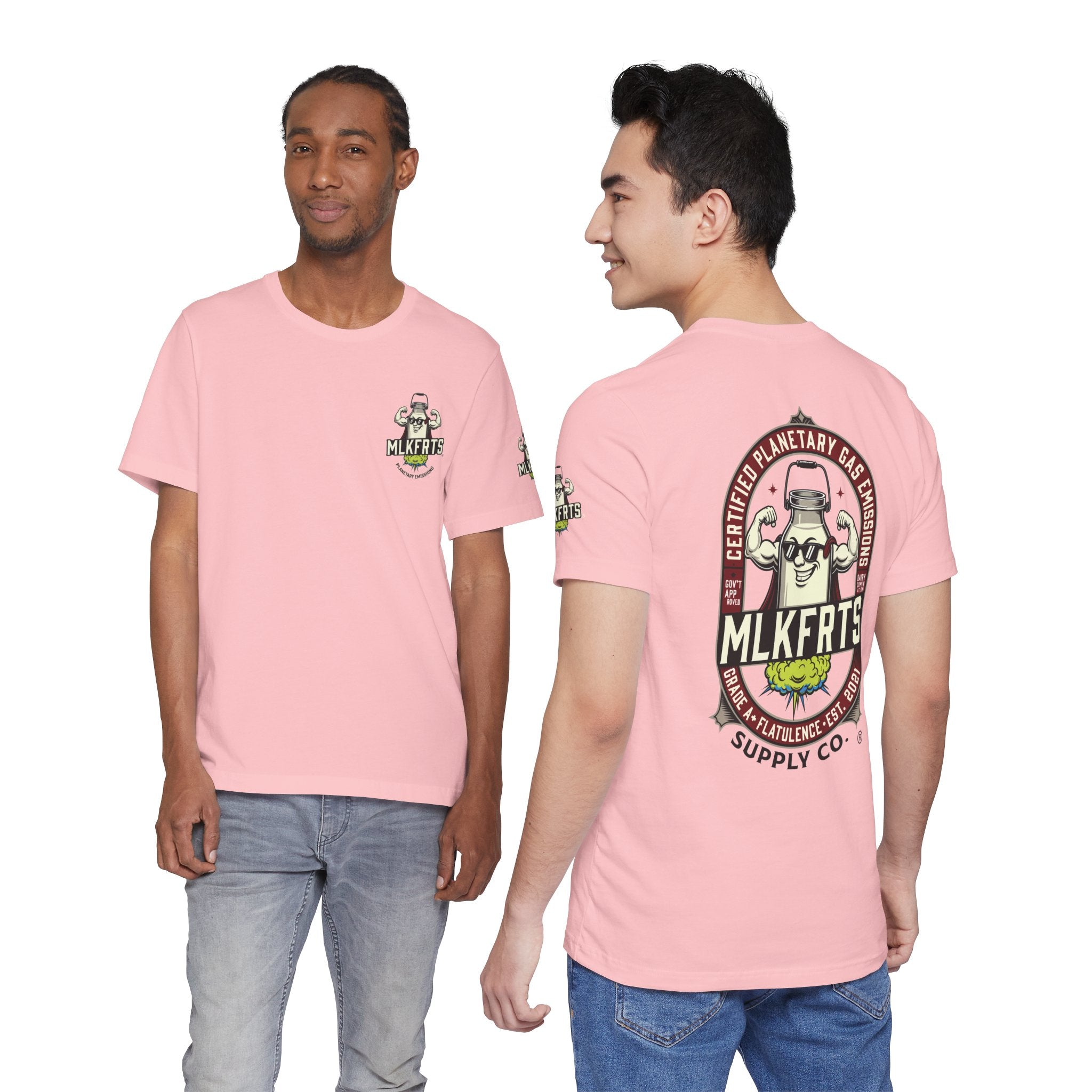 MLKFRTS "Planetary Emissions" Signature Logo Short-Sleeve Tee