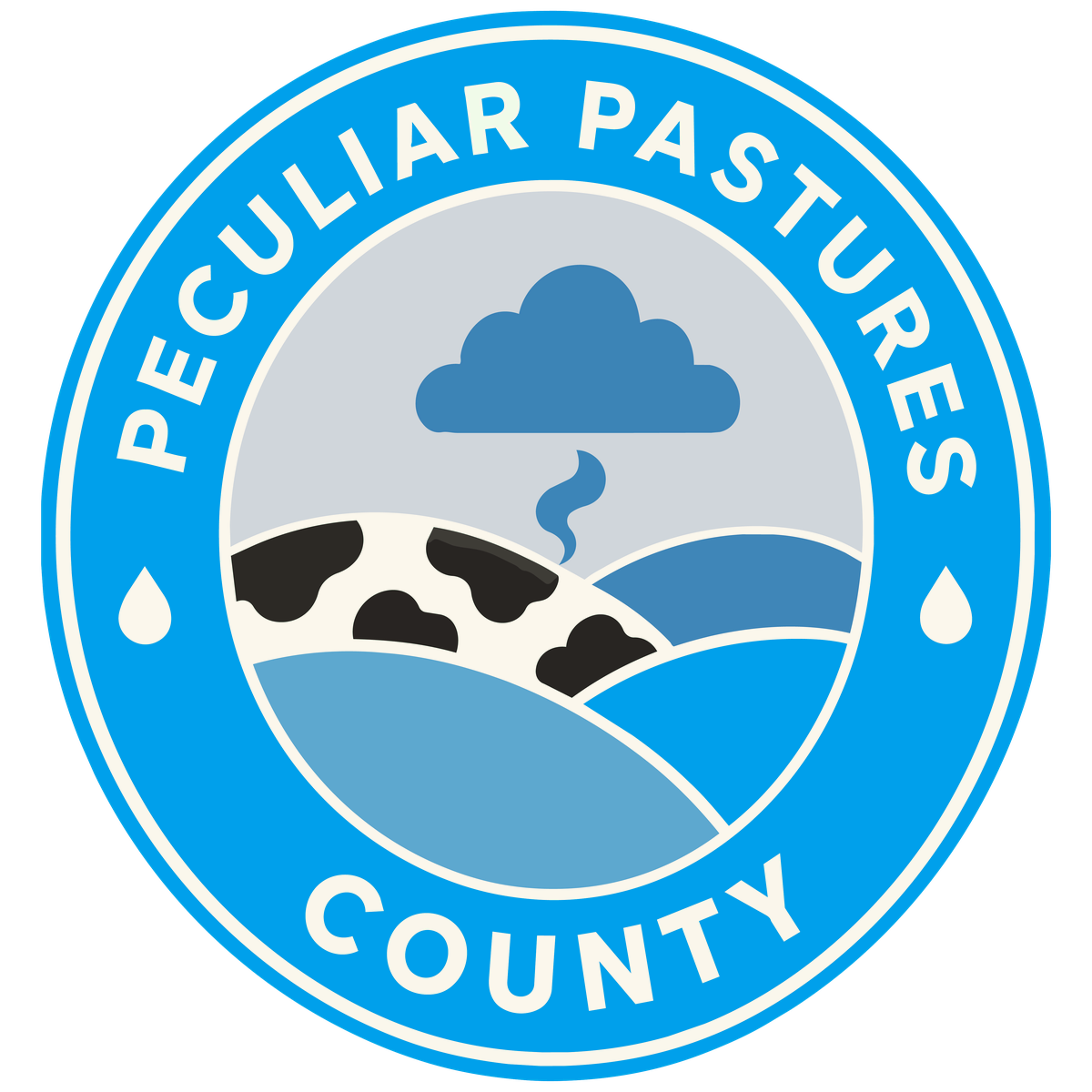 Peculiar Pastures County seal