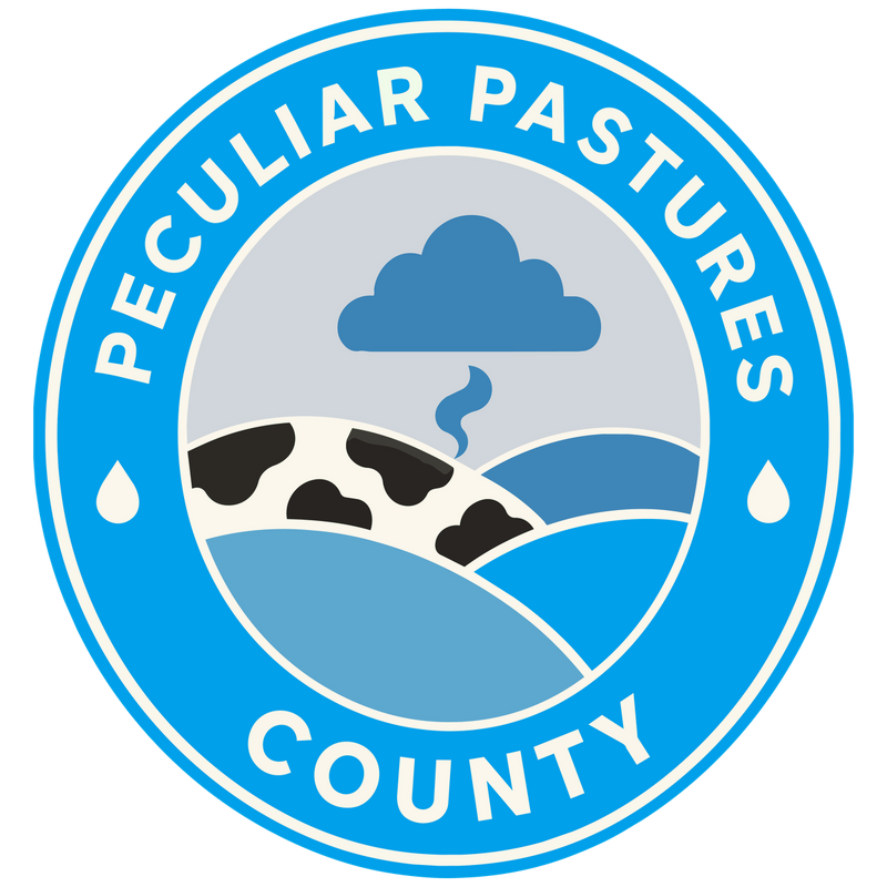 Peculiar Pastures County seal